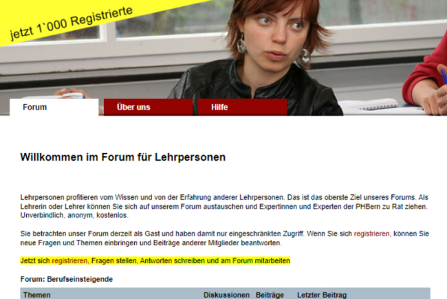 2010 Forum für Lehrpersonen