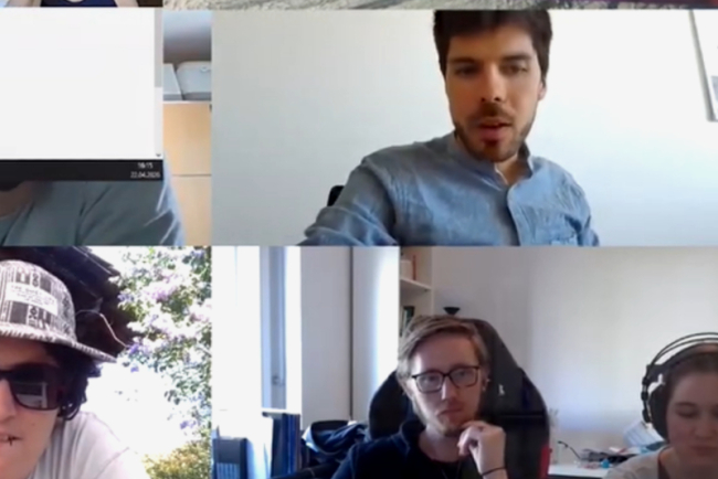 2020 Fernunterricht während Coronavirus-Pandemie