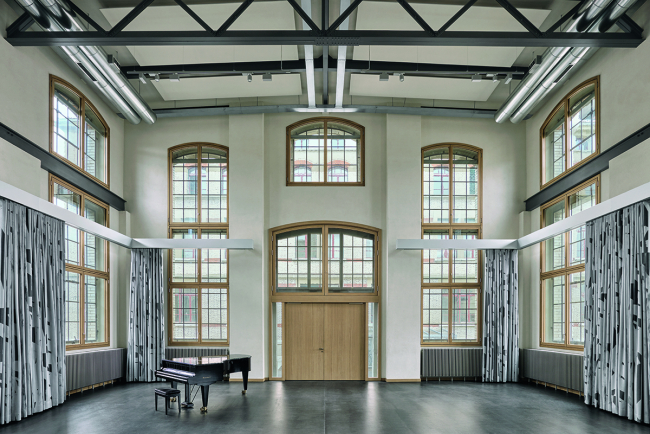 Der Plenarsaal im Musikhaus.